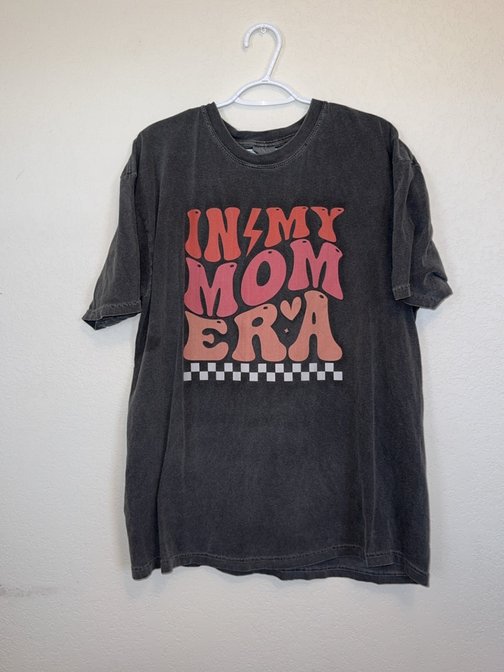 Comfort Colors Gray Graphic Tee with Crew Neck